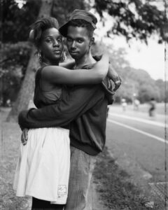 A Couple in Prospect Park, Brooklyn, NY, 1990 Pigmented inkjet print (printed 2019) Collection of the artist; courtesy Sean Kelly Gallery, New York; Stephen Daiter Gallery, Chicago; and Rena Bransten Gallery, San Francisco