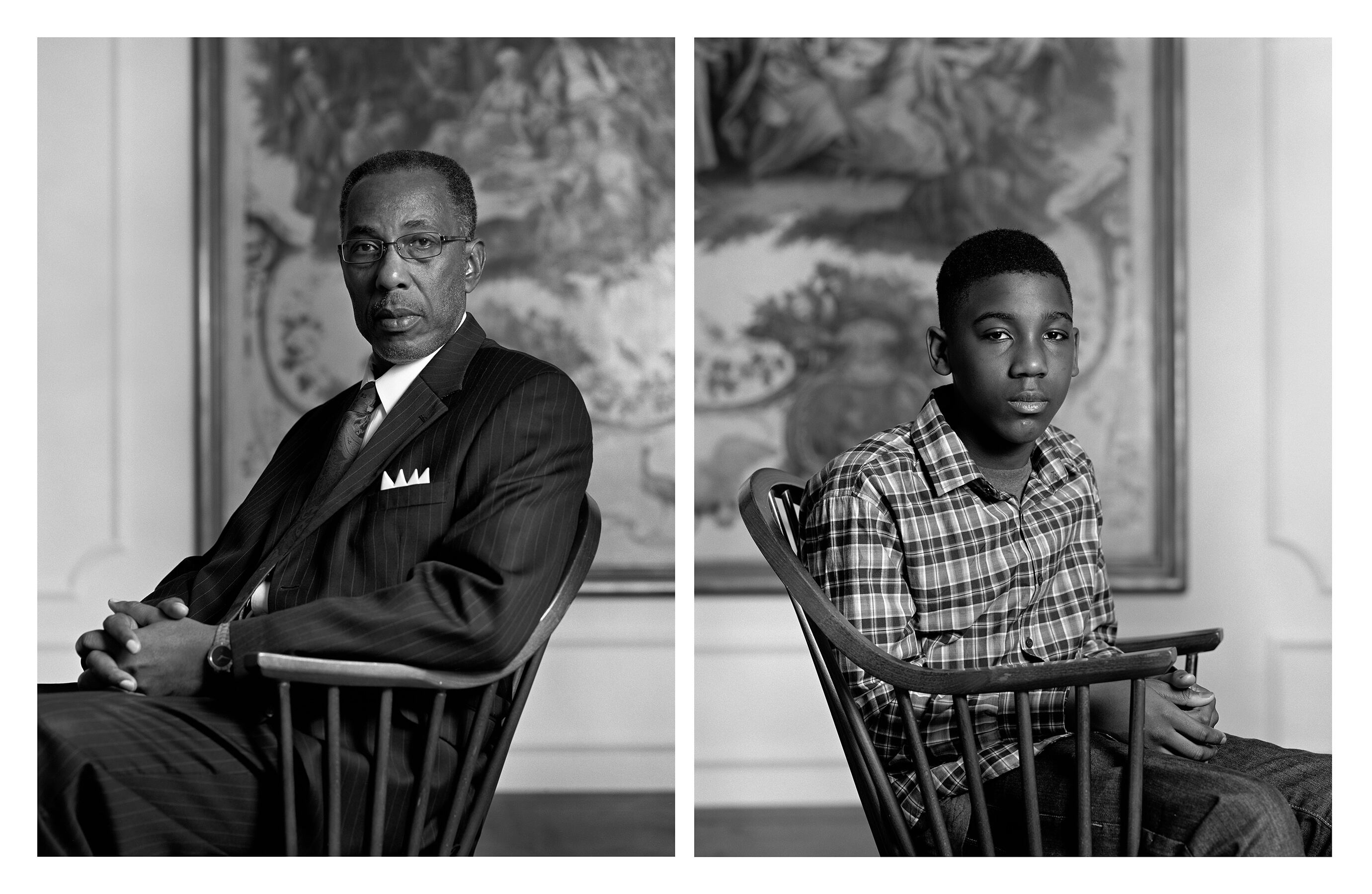 Don Sledge and Moses Austin, from The Birmingham Project, 2012 Two pigmented inkjet prints Rennie Collection, Vancouver
