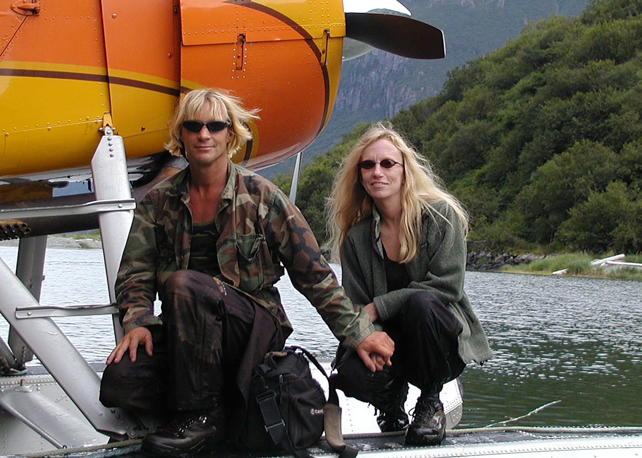 Tim and girlfriend Amy in Grizzly Man