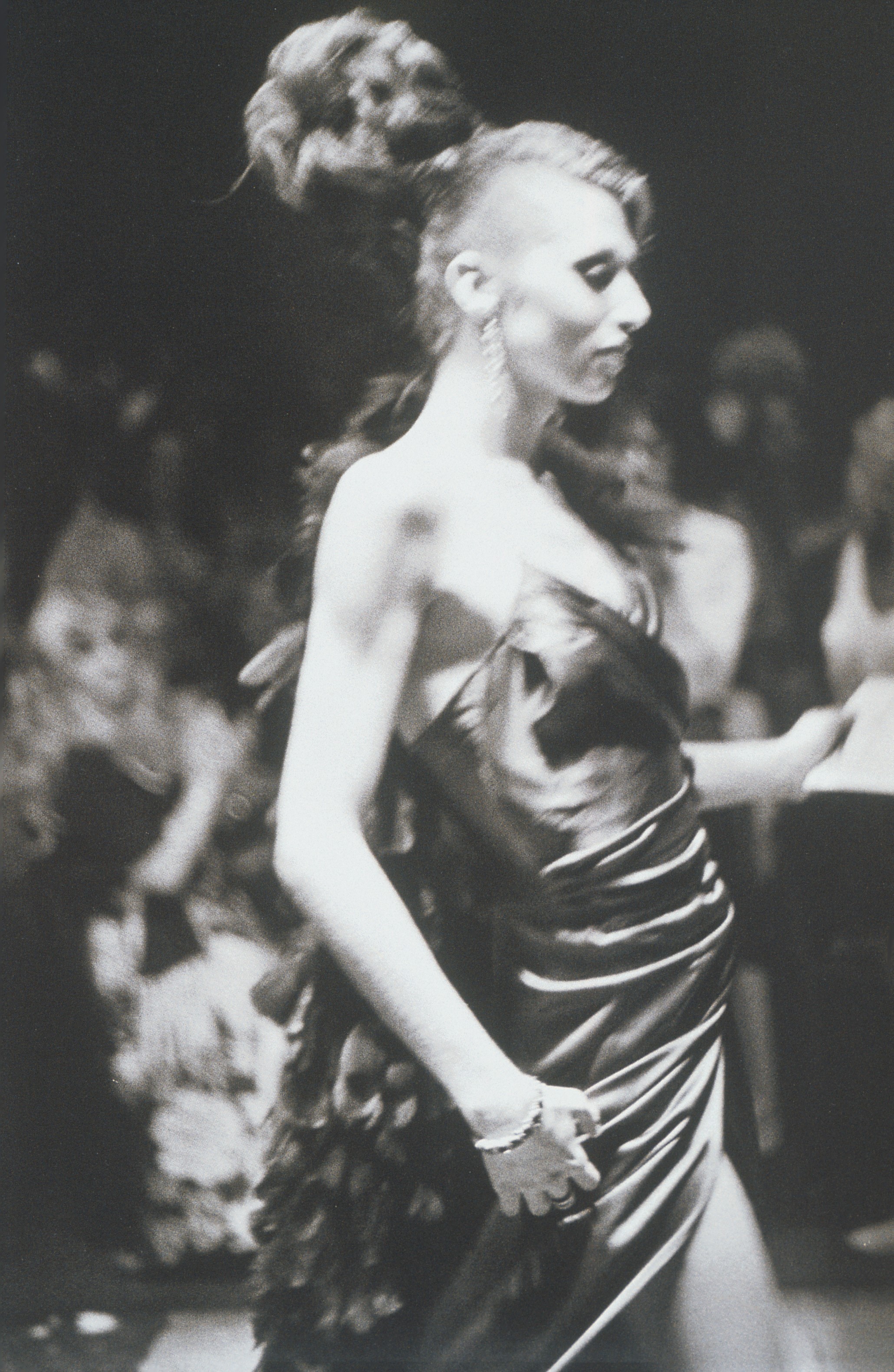 Nan Goldin Marlene modeling in the Beauty Parade, Boston, 1972 Silver gelatin print 20 x 16 in. (50.8 cm x 40.6 cm) Courtesy of the artist and Marian Goodman Gallery Copyright: Nan Goldin