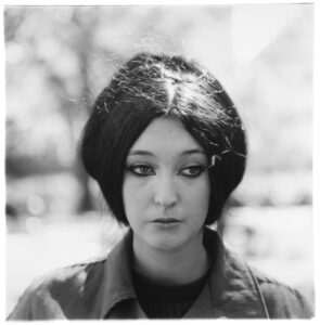 Woman with eyeliner, N.Y.C. 1967 gelatin silver print © The Estate of Diane Arbus