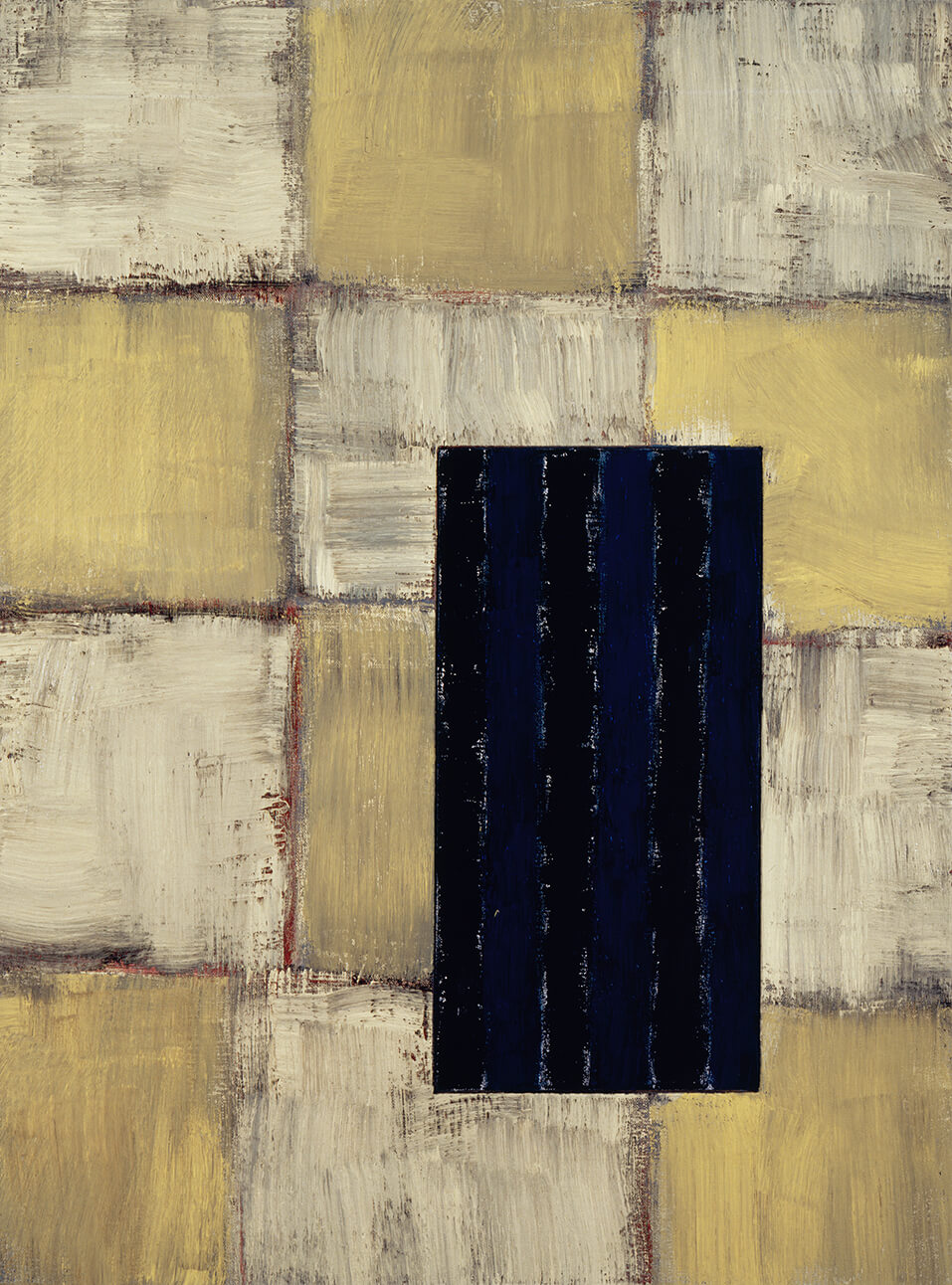 Sean Scully, Uist, 1991. Oil on linen. Private collection, courtesy of Beaumont Nathan Art Advisory. Image courtesy of the artist © Sean Scully
