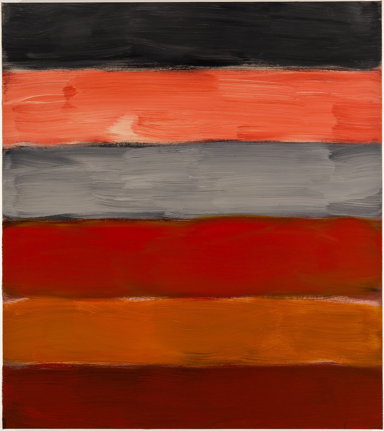 Sean Scully, Landline Pink, 2013. Oil on linen. Collection of the artist. Image courtesy of the artist. Photographer: Christoph Knoch; © Sean Scully