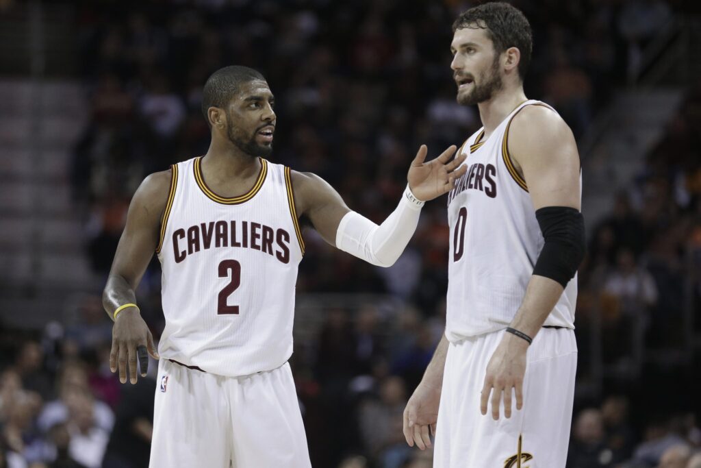Kyrie Irving and Kevin Love