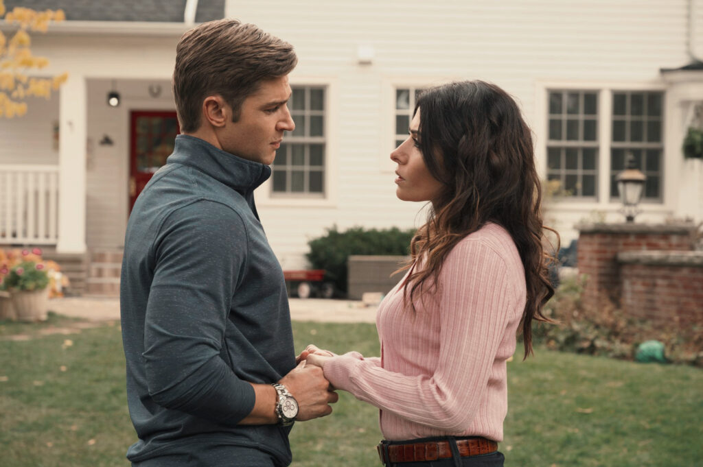 Mike Vogel and Sarah Shahi in Sex/Life (2021)