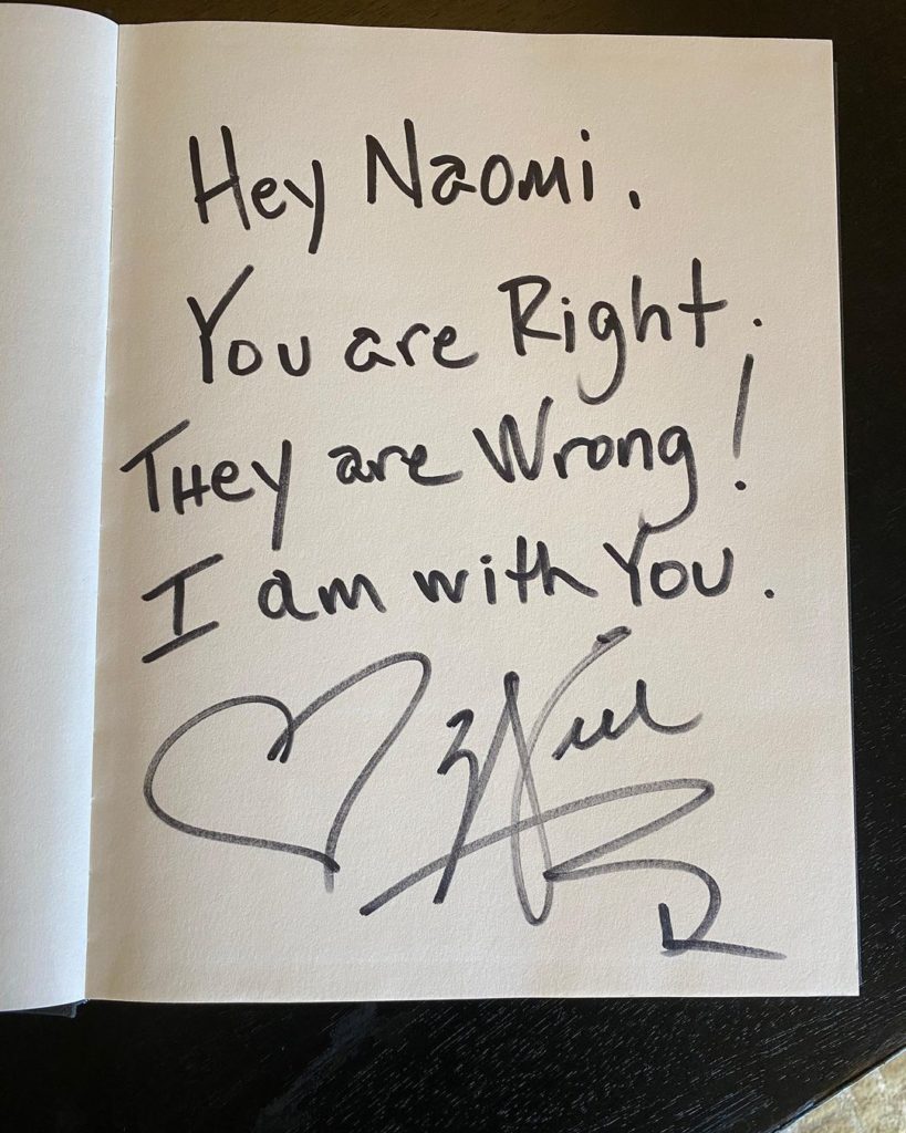 Will Smith's Letter to Naomi