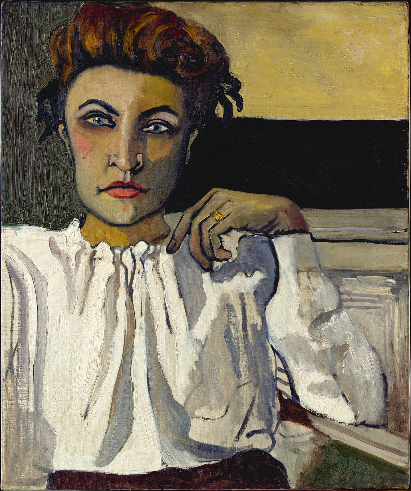 Alice Neel, Elenka, 1936 .Oil on canvas. 24 × 20 in. (61 × 50.8 cm) The Metropolitan Museum of Art, New York, Gift of Richard Neel and Hartley S. Neel, 1987 © The Estate of Alice Neel