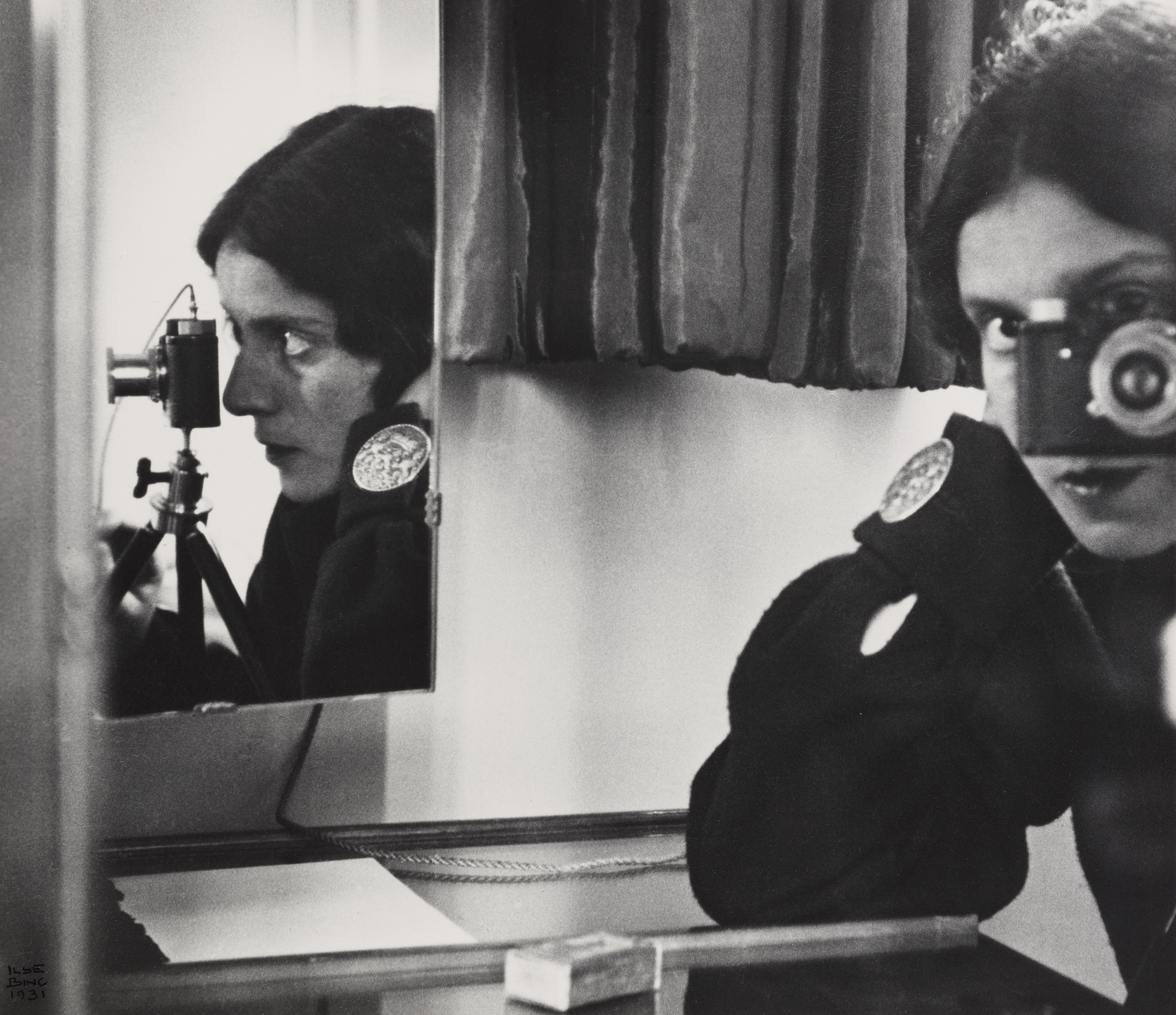 Ilse Bing Self-Portrait with Leica 1931