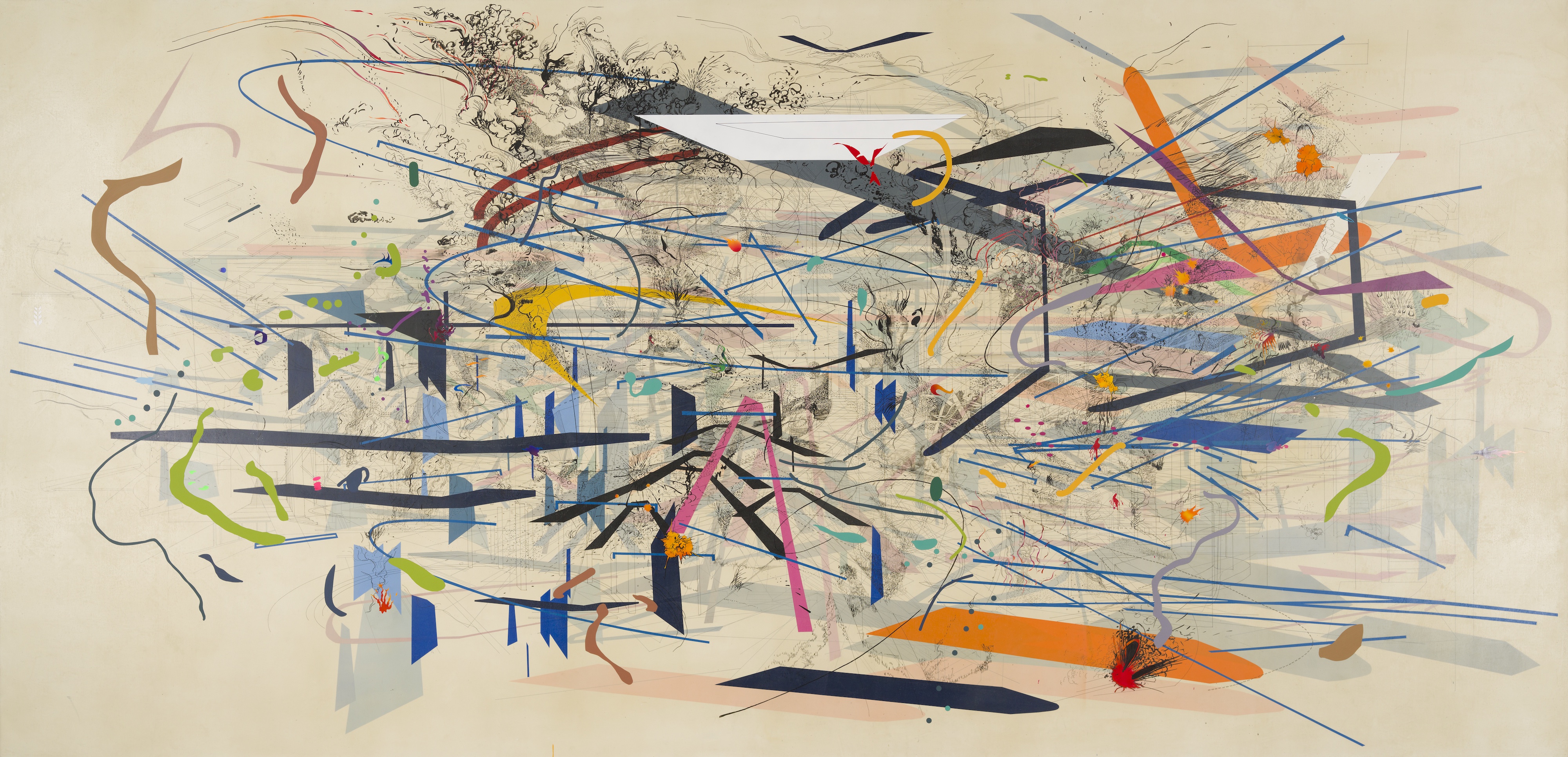Julie Mehretu, Retopistics: A Renegade Excavation, 2001.