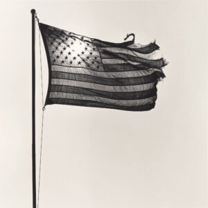 American Flag, 1977 Robert Mapplethorpe (American, 1946 - 1989) Gelatin silver print 35.3 × 35.3 cm (13 7/8 × 13 7/8 in.) Jointly acquired by the J. Paul Getty Trust and the Los Angeles County Museum of Art, with funds provided by the J. Paul Getty