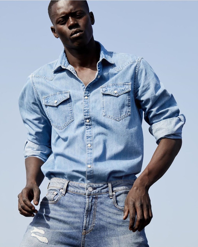 Model-Alpha-Dia-in-Faded-Jean-Shir