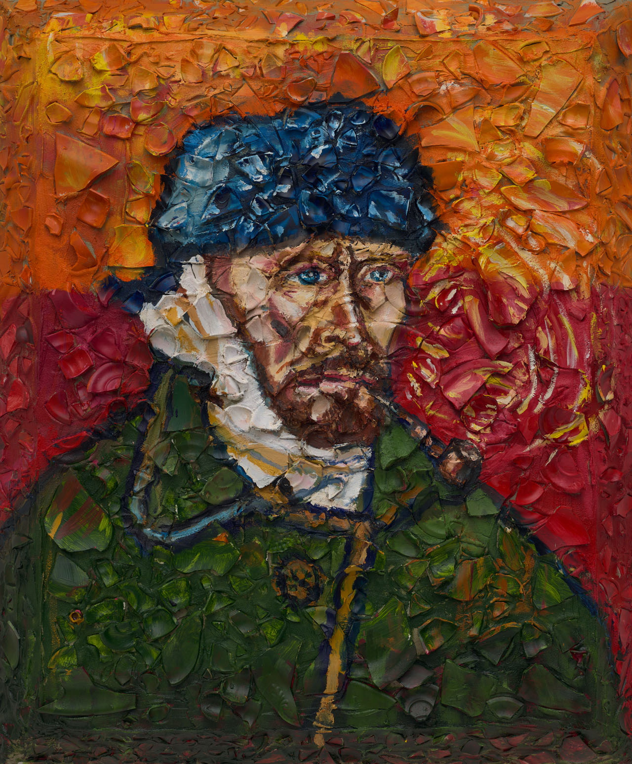 Julian Schnabel, Number 2 (Van Gogh Self-Portrait with Bandaged Ear)