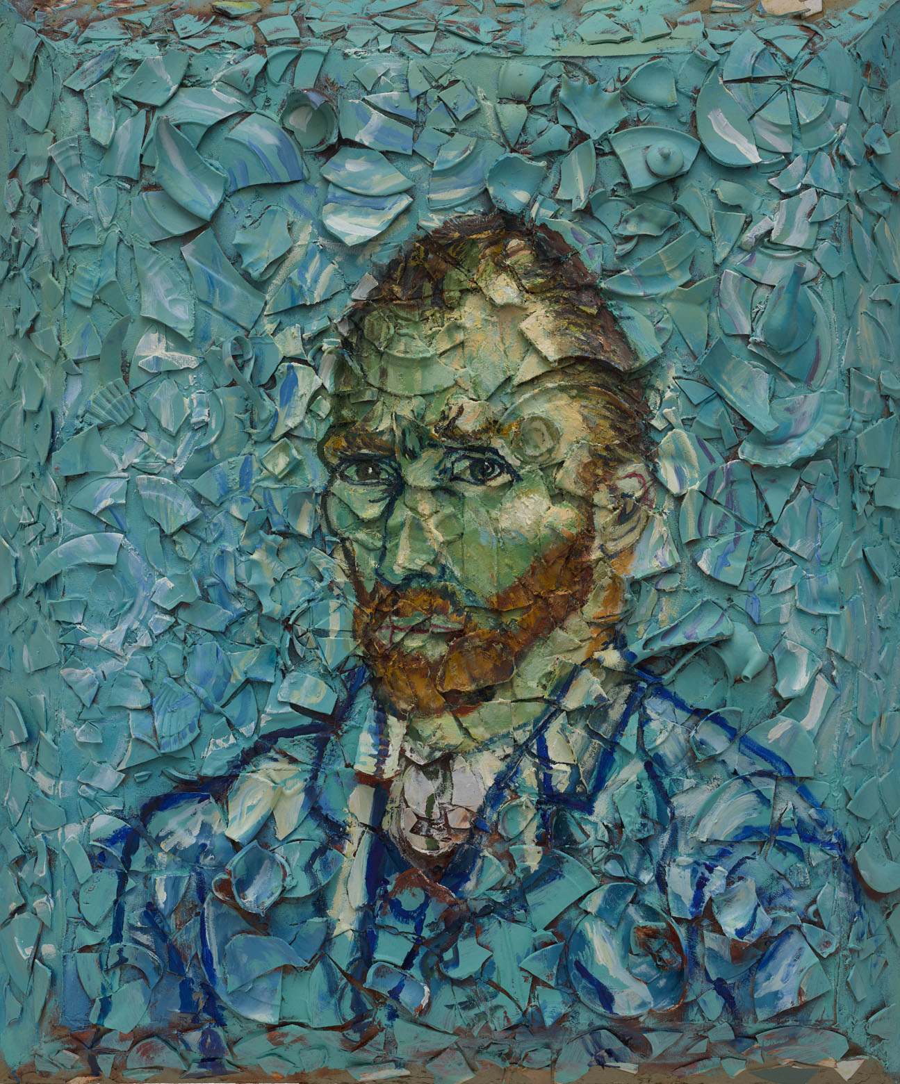 Julian Schnabel, Number 4 (Van Gogh Self-Portrait, Musee d' Orsay)