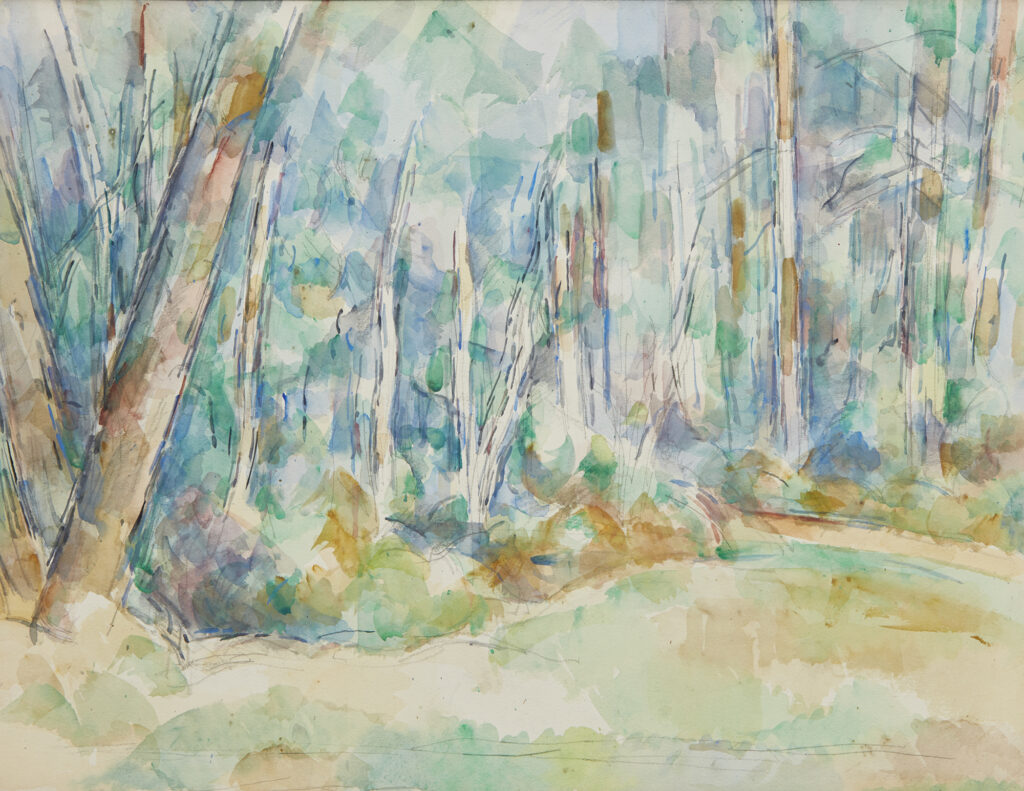  Paul Cezanne. Forest Landscape