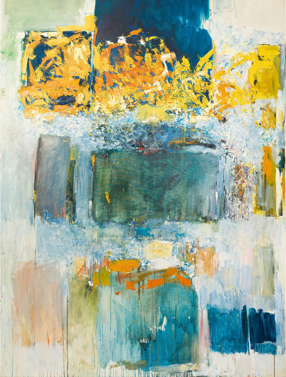 Joan Mitchell, La Ligne de la rupture, 1970–71; private collection; © Estate of Joan Mitchell; photo: Clint Jenkins