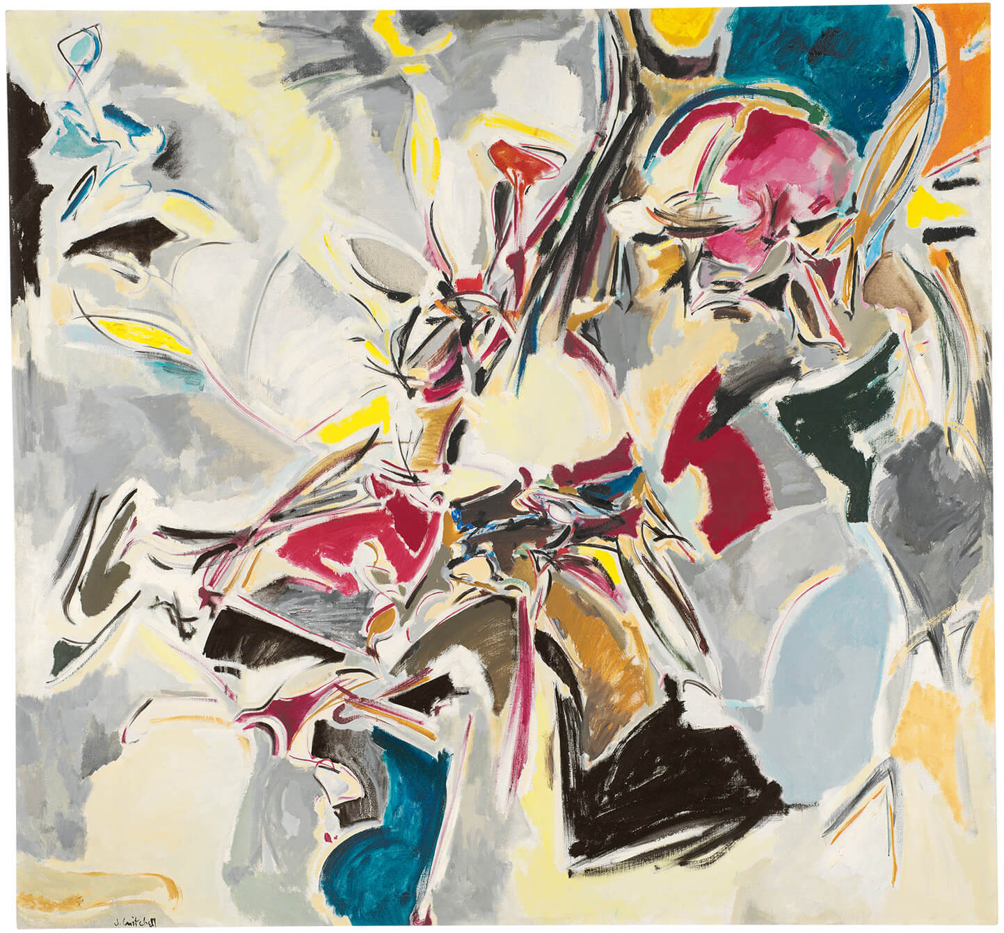 Joan Mitchell, Lyric, ca. 1951; Frances Lehman Loeb Art Center, Vassar College, Poughkeepsie, New York, gift of William Rubin; © Estate of Joan Mitchell; photo: Chip Porter