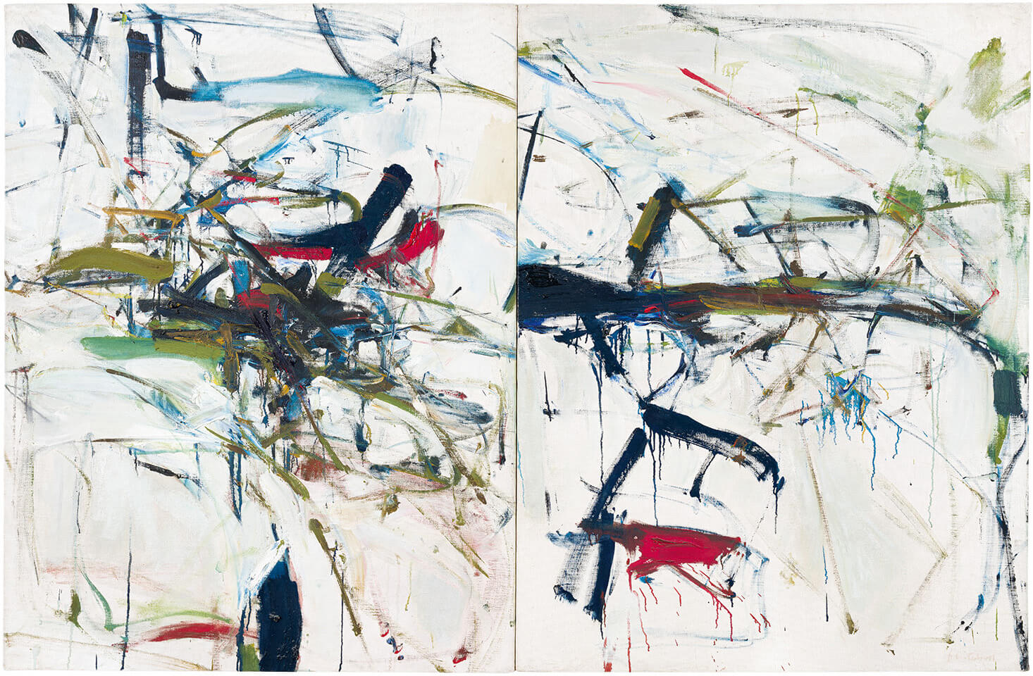 Joan Mitchell, The Bridge, 1956; Fredriksen Family Art Collection; © Estate of Joan Mitchell; photo: Kris Graves