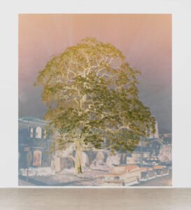 Purgatory (1st Cornice), 2021 Colored pencil on Fuji Velvet paper mounted on paper 149 5/8 x 136 1/8 in. (380 x 345.5 cm) Installation view, Marian Goodman Gallery, New York, 2021