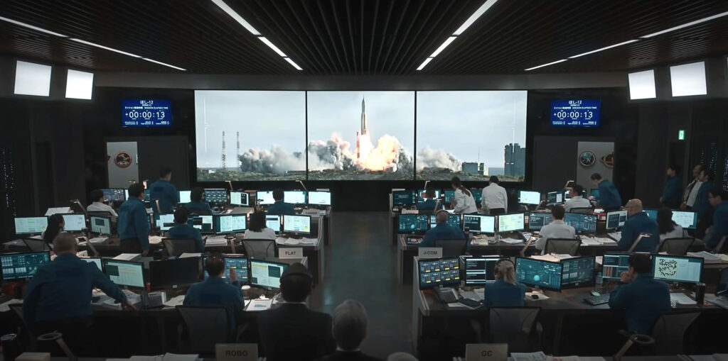 Image of the Control Room in the Film Invasion