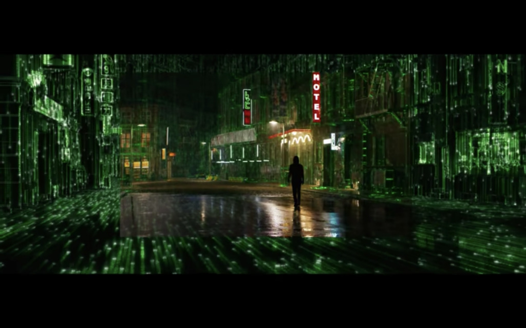 Matrix Resurrections Neon Evening