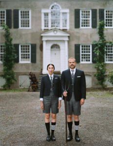 Thom_Browne_David Harbour and Ann Duong Shot By Tina Barne