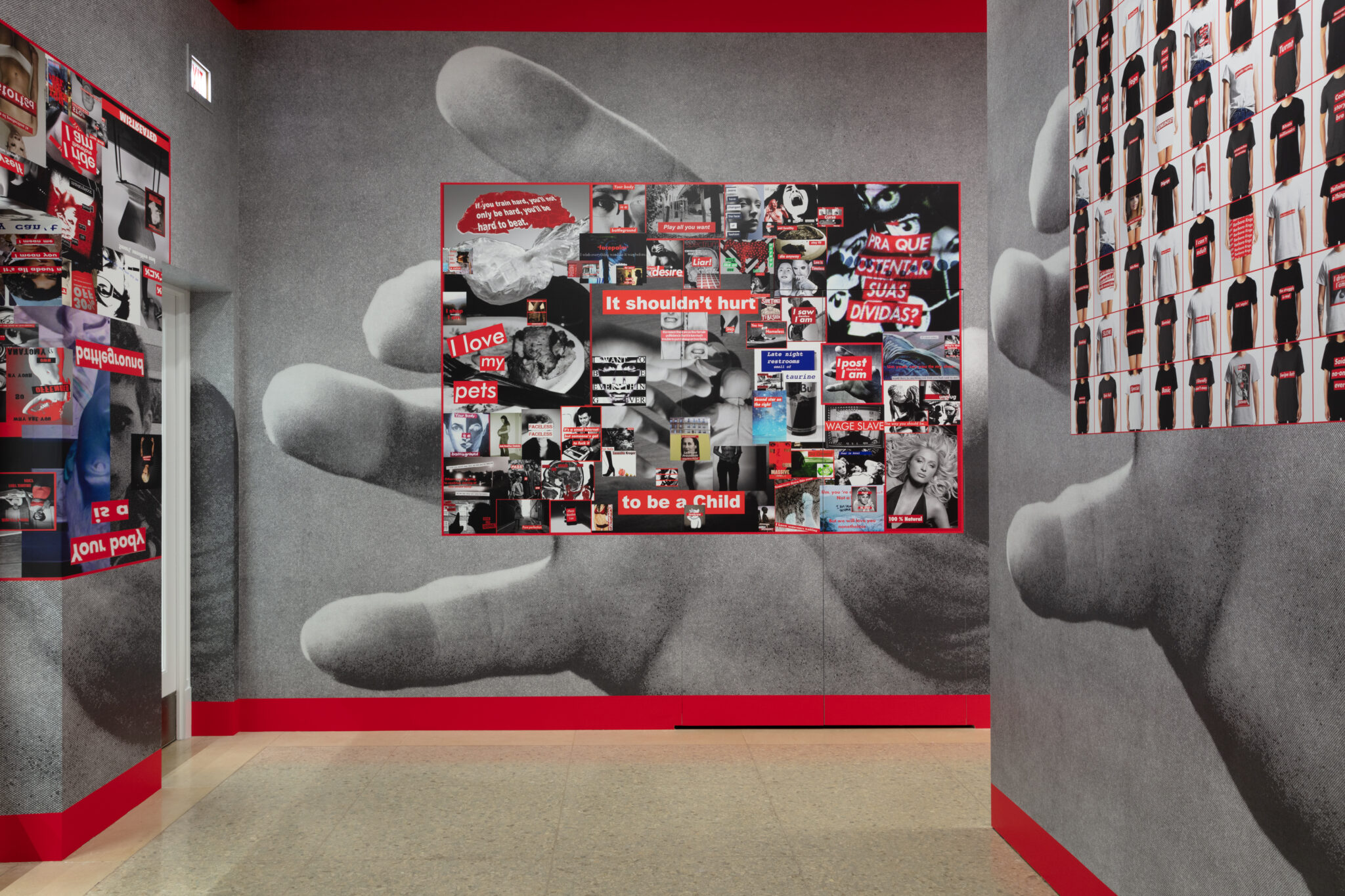 Installation shot of Thinking of You. I Mean Me. I Mean You., 2021. Image courtesy of the Art Institute of Chicago