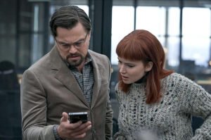 Leo DiCaprio and Jennifer Lawrence in Dont Look Up