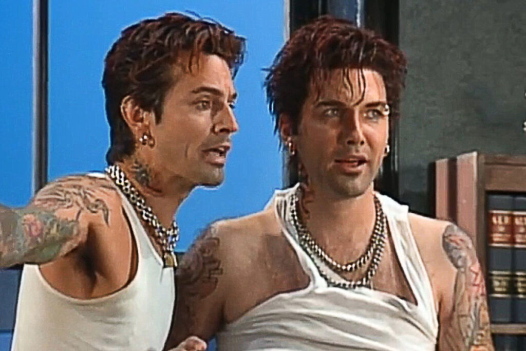 Norm Macdonald as Tommy Lee with Tommy Lee