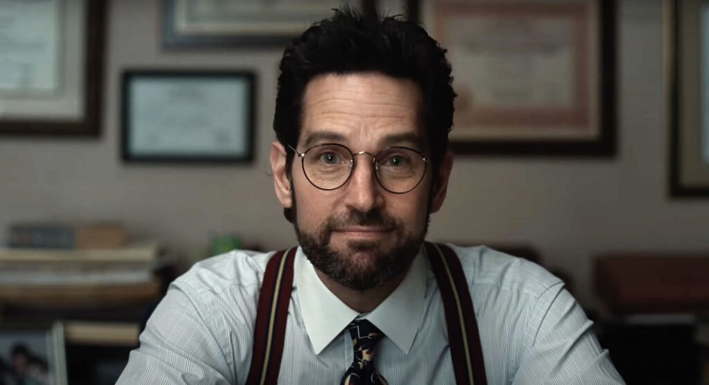 Paul Rudd as Psychiatrist Isaac Herschkopf in The Shrink Next Door