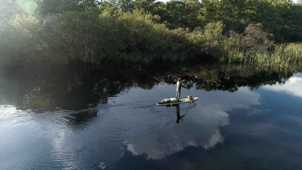 Scientist Paddleboarding in Chasing Ghosts
