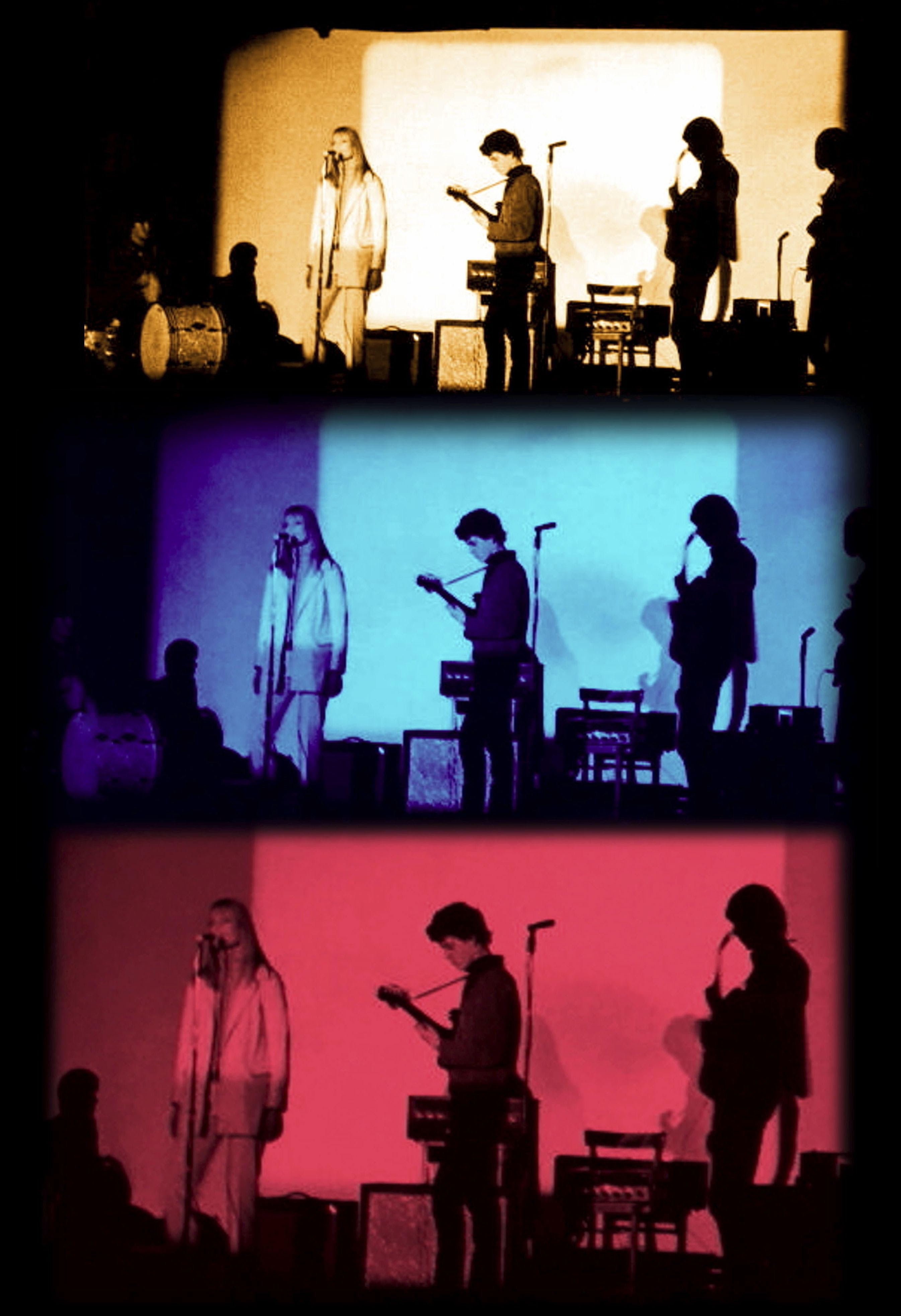 The Velvet Underground On Stage Views in Multiple Tint Colors