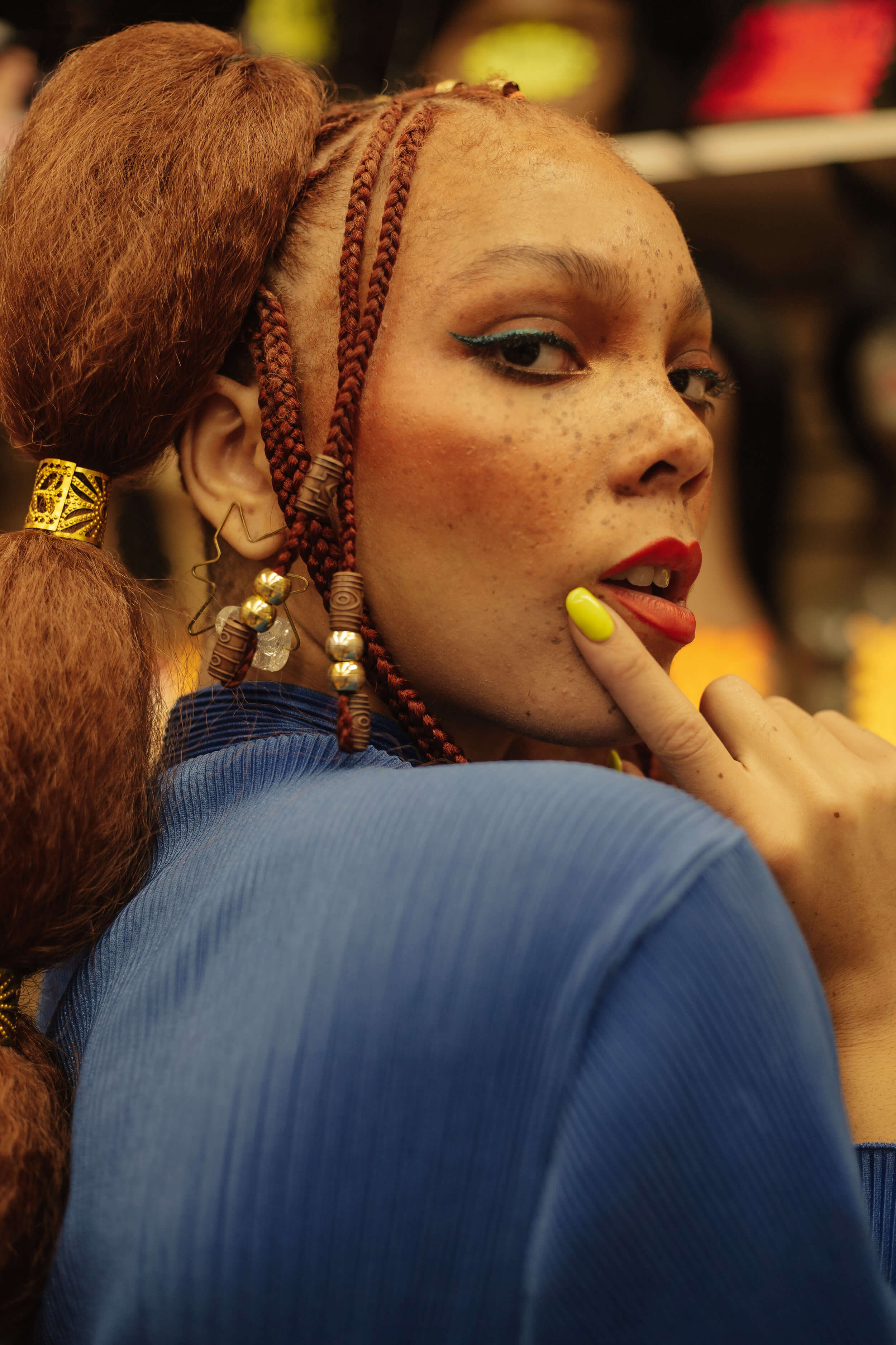 Photo By Jeremy Rodney Hall, Hair Slayed in Braid, Model Taylor DJae, The New Beauty, Gestalten 2021