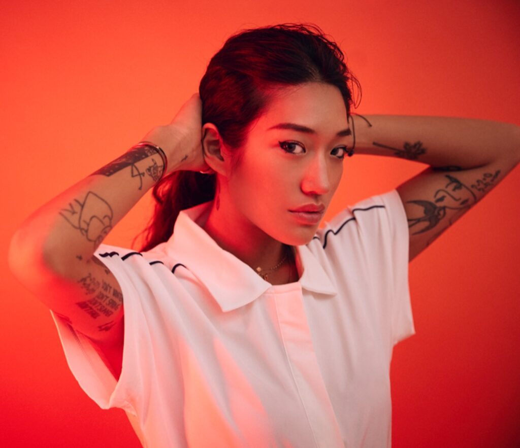 DJ Peggy Gou LIt in Orange