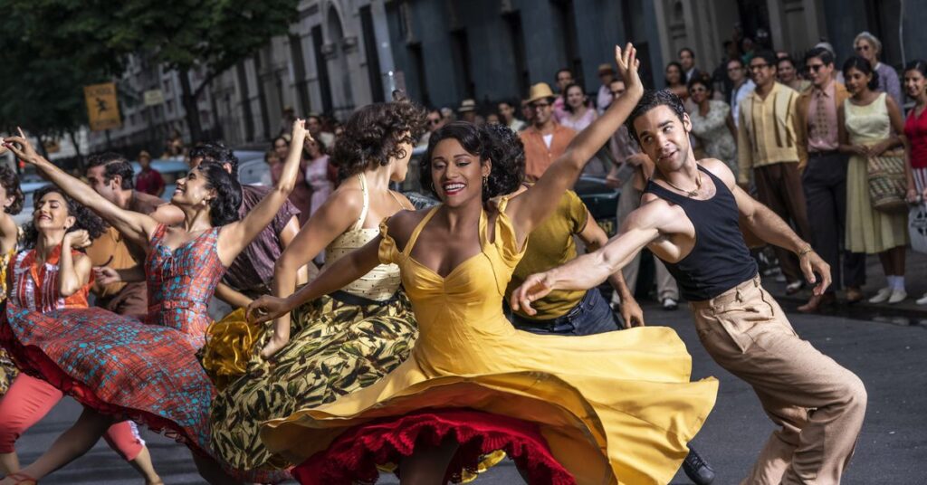 Westside Story Actors Dancing in the Street