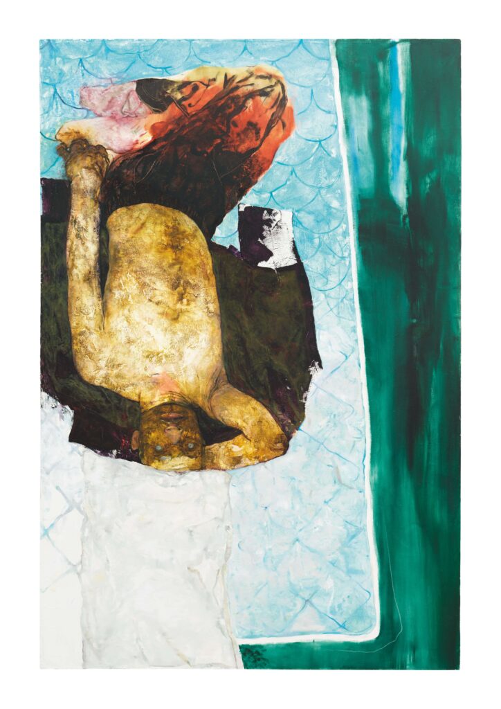 Jennifer Packer, For James (III), 2013. Oil on canvas. Private collection. © Jennifer Packer. Photo by Marcus Leith. Image courtesy Sikkema Jenkins & Co., New York, and Corvi-Mora, London