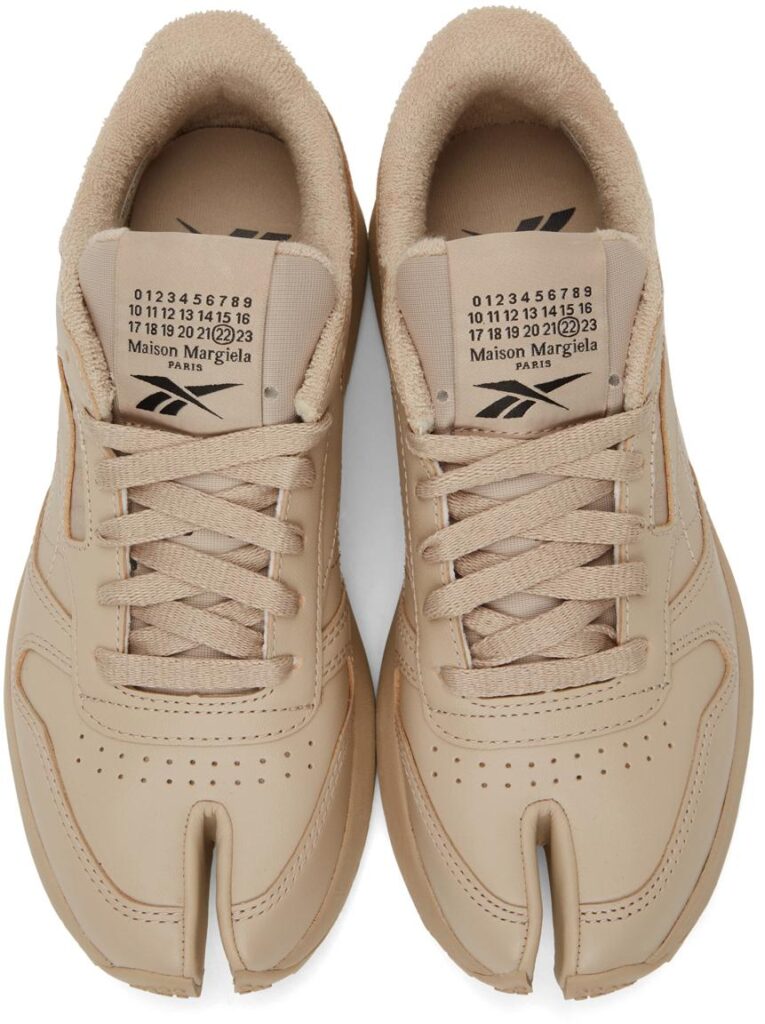 Margiela-Reebok_Pair of Beige Sneakers