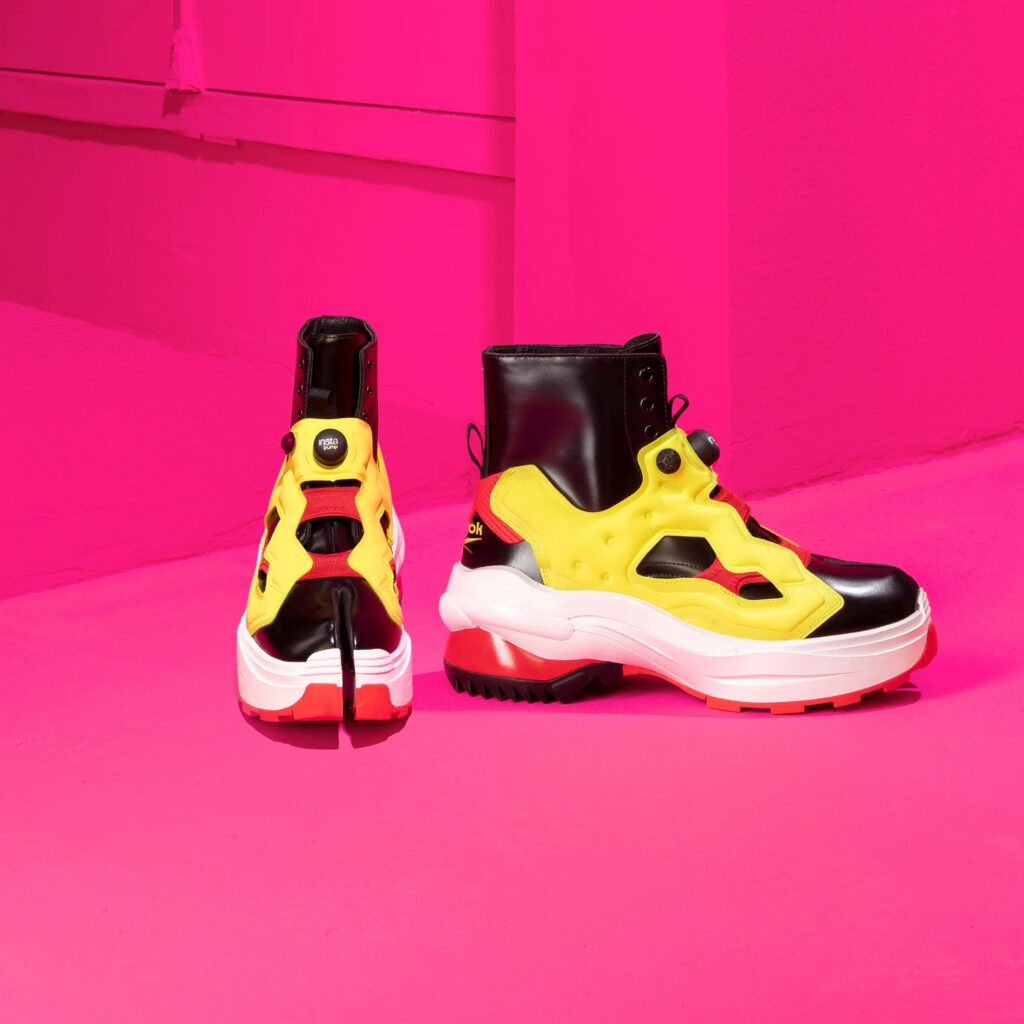 Margiela_Reebok_Pair of Colorful Hightops