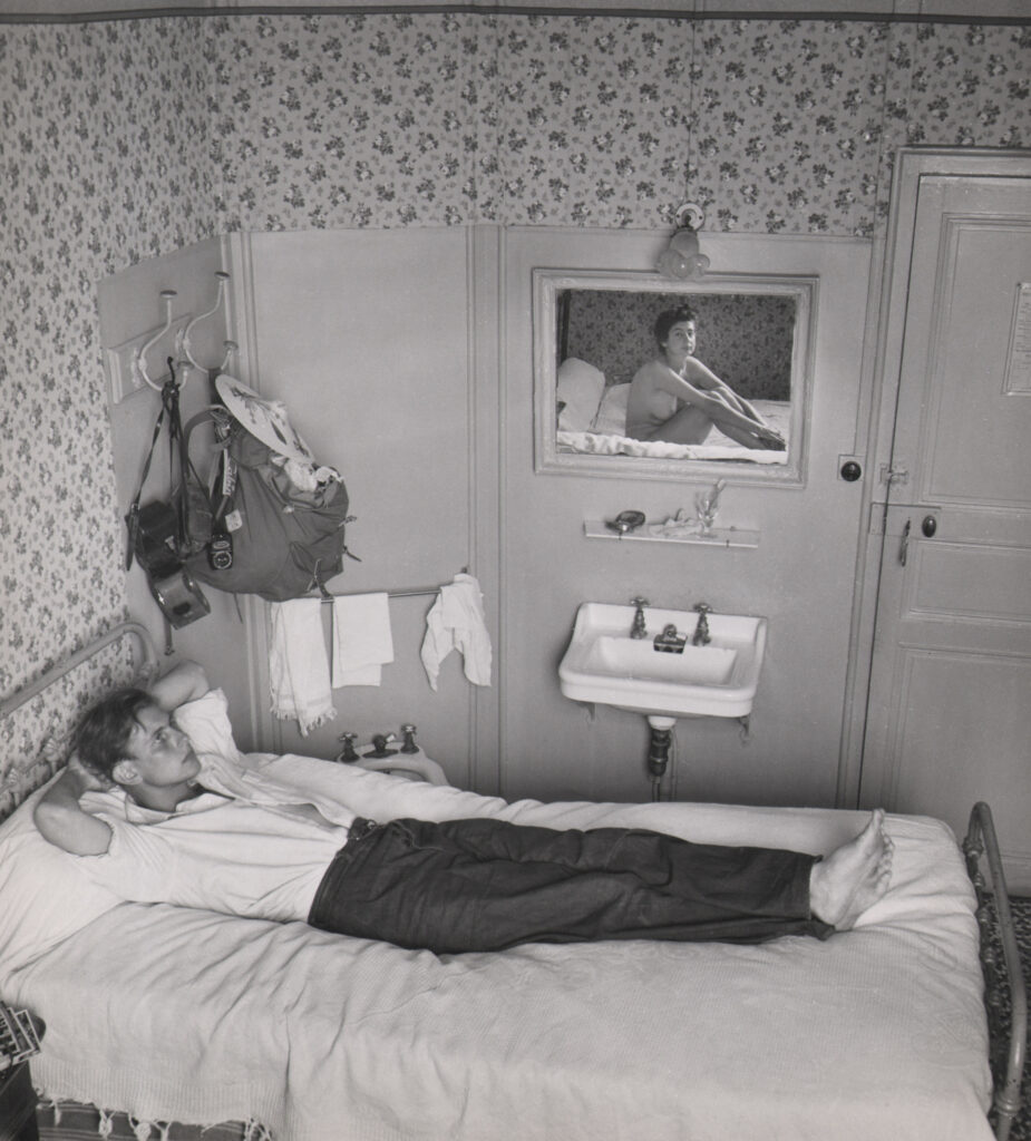 Sten Didrik Bellander (1921-2001) Self-Portrait with Model c. 1950’s