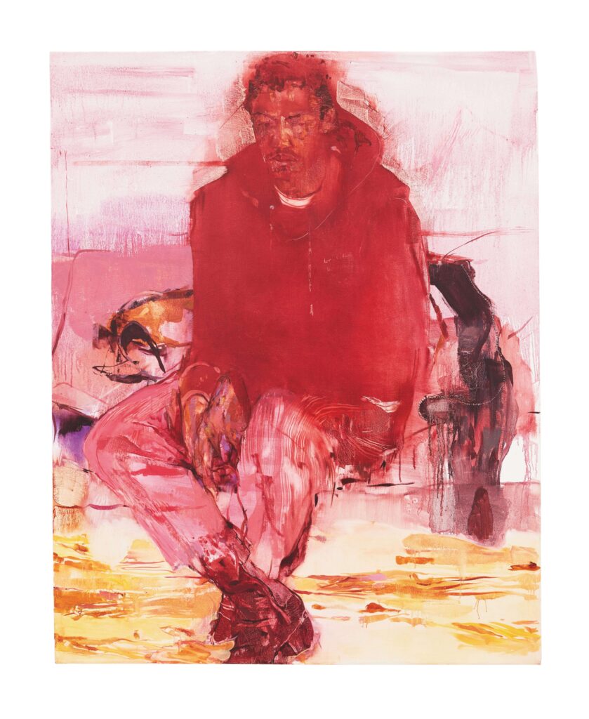 Jennifer Packer, The Body Has Memory, 2018. Oil on canvas. Whitney Museum of American Art, NY; promised gift of Miyoung Lee and Neil Simpkins. © Jennifer Packer. Photo by Jason Wyche. Image courtesy Sikkema Jenkins & Co., NY, and Corvi-Mora, London