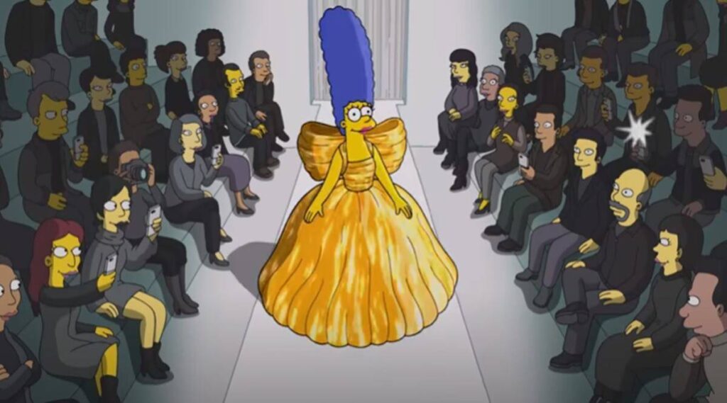 The_Simpsons_Madge on the Runway in Balenciaga_2021