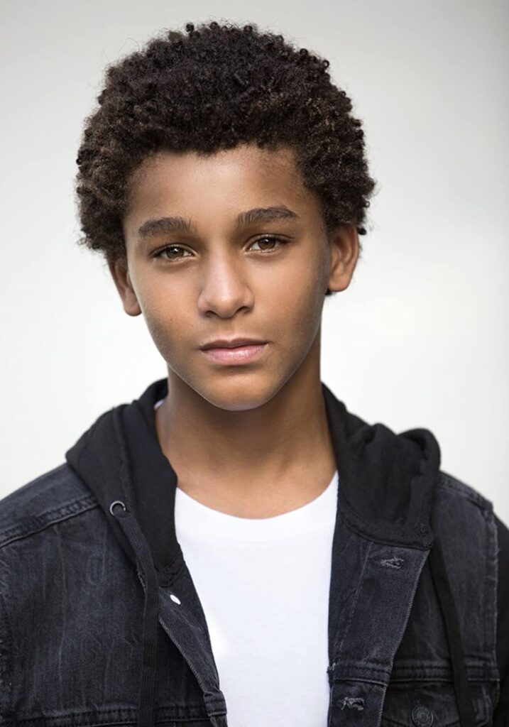 jaden michael in jean jacket and hoodie in Wonderstruck