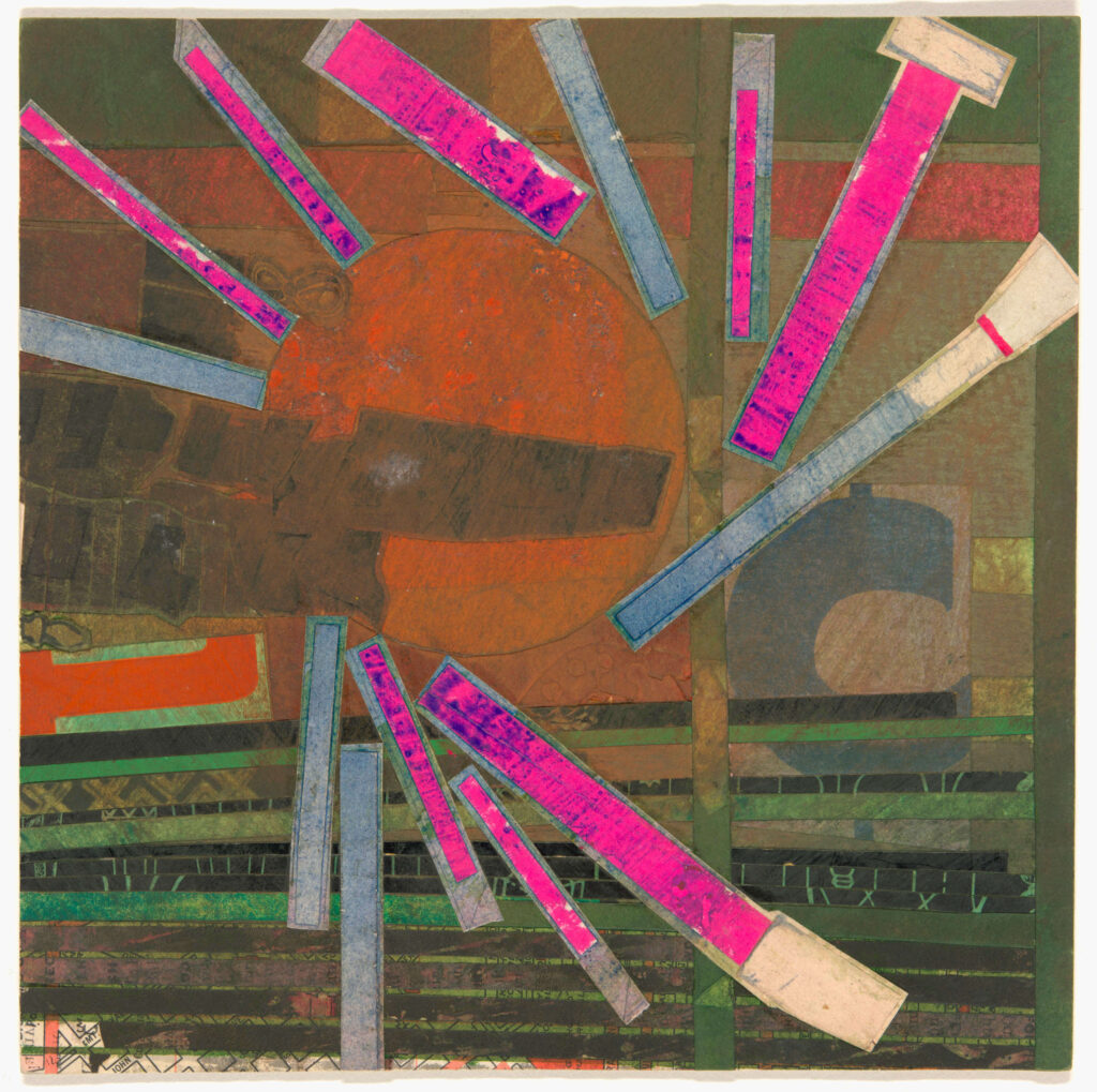 Ray Johnson. Strips Whirled, about 1953–56. Promised gift of The William S. Wilson Collection of Ray Johnson. © Ray Johnson Estate.