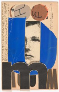 Ray Johnson. Rimbaud, 1957–60 Promised gift of The William S. Wilson Collection of Ray Johnson. © Ray Johnson Estate.