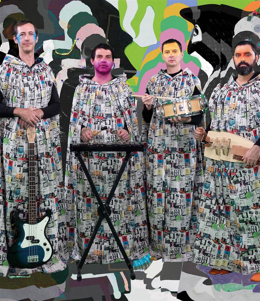 Animal Collective Psychadelic Band Shot