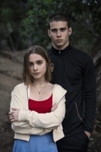 Clara Galle and Julio Peña in Through My Window