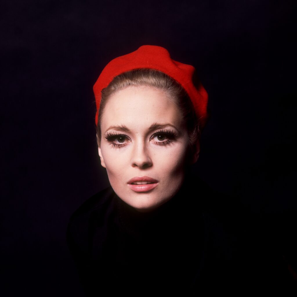 Faye Dunaway Red Hat 1968 Courtesy of The Artist