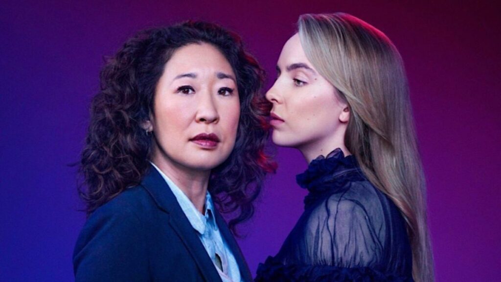 Killing Eve Season 4 Sandra Oh As Eve Polastri and Jodie Comer as Villanelle