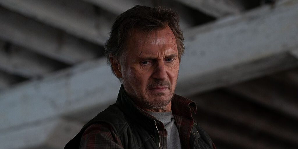 Liam Neeson in Blacklight Unshaved