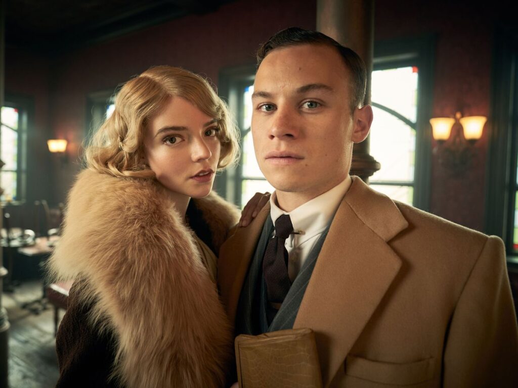 Peaky Blinders Anya Taylor-Joy As Gina Shelby and Finn Cole As Michael Shelby