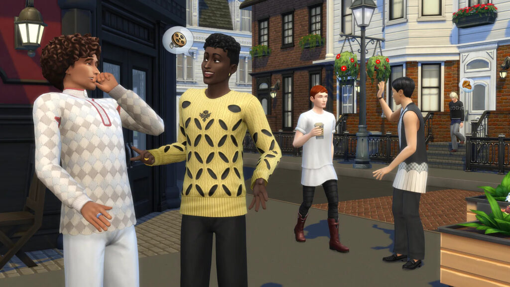 Stefan Cooke Game Characters in Sims Street Scene